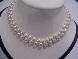 2 row super Fresh water pearl necklace