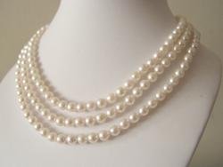 3-Strand 6.5-7MM Akoya Sea Pearl necklace