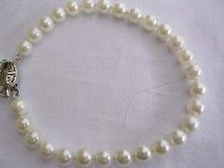 AAA SUPER 8MM JAPANESE AKOYA PEARL BRACELET s925