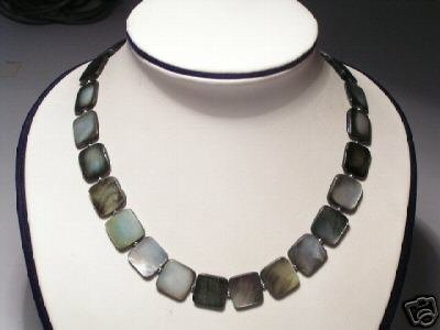 Beautiful Real Slate Shell Necklace