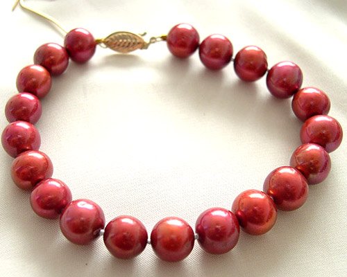 Exquisite red coral bracelet