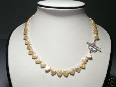 Lovely Baroque Pink FW Pearls Necklace925s