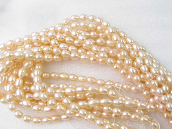 wholesale 10 strands 16'' pink pearl necklace