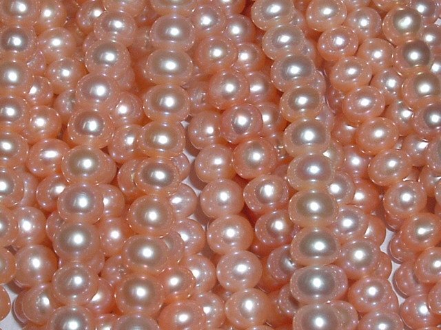 AAA 5 strand 6-7 mm natural pink freshwater pearl