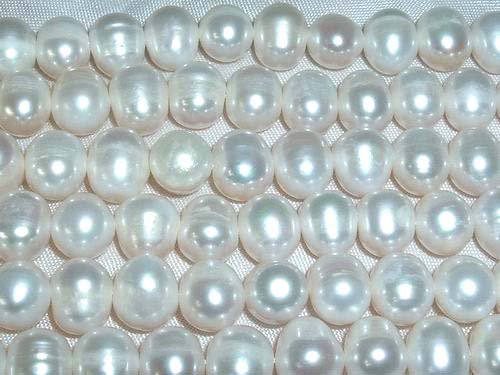 wholesale 10 strand 9-10 mm white freshwater pearl