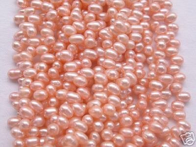 wholesale 20 strand 6-7mm potato shape fw pearl-pink