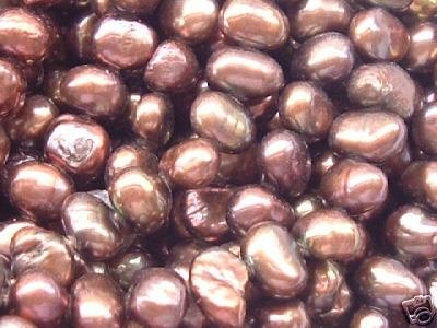 wholesale 10 strand 6-7 mm nuggets shape fw pearl-brown