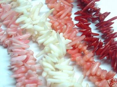 wholesale 30 strand short coral branch loose string