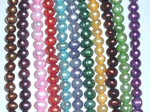 wholesale 55 strand 6-7 mm mix freshwater pearl
