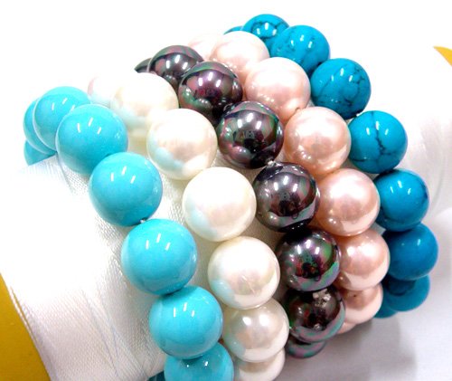 Wholesale 5 piece 12mm south seashell bracelet