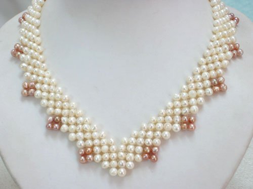 Heart Natural Freshwater Pearl Necklace