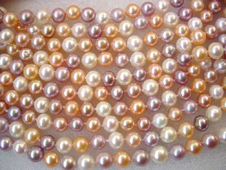 WHOLESALE! 10 strands 7-8MM FW PEARL NECKLACE