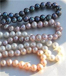 Wholesale 4 Pieces 7mm Freshwater Pearl Necklace
