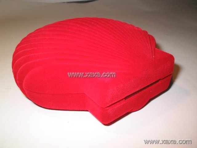 big red mussel jewelry box for set