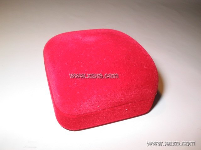 small red velvet jewelry box