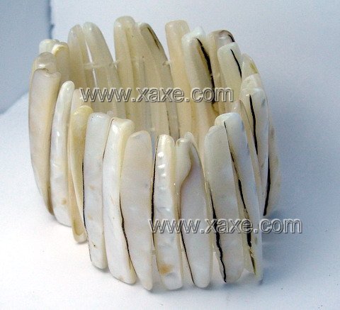 Lovely ivory long shell bracelet