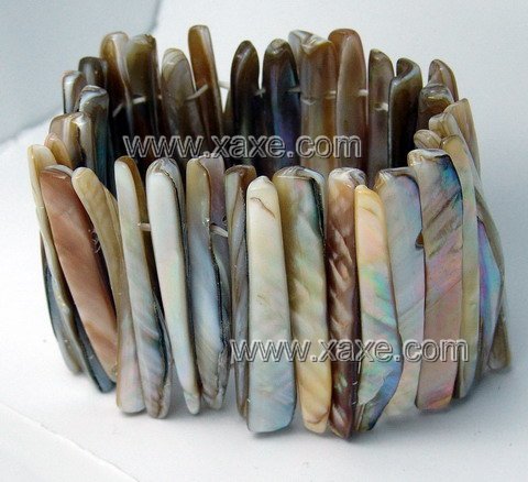Lovely oyster long bar shell bracelet