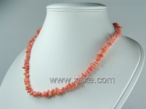 Lovely pink coral necklace