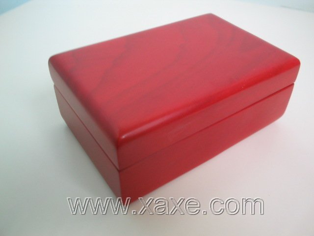Red rose wood jewerly box