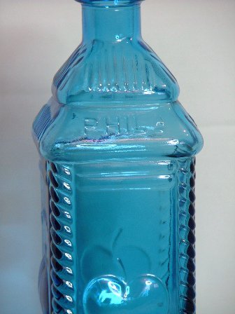 Wheaton Glass Blue Berring's Apple Bitters