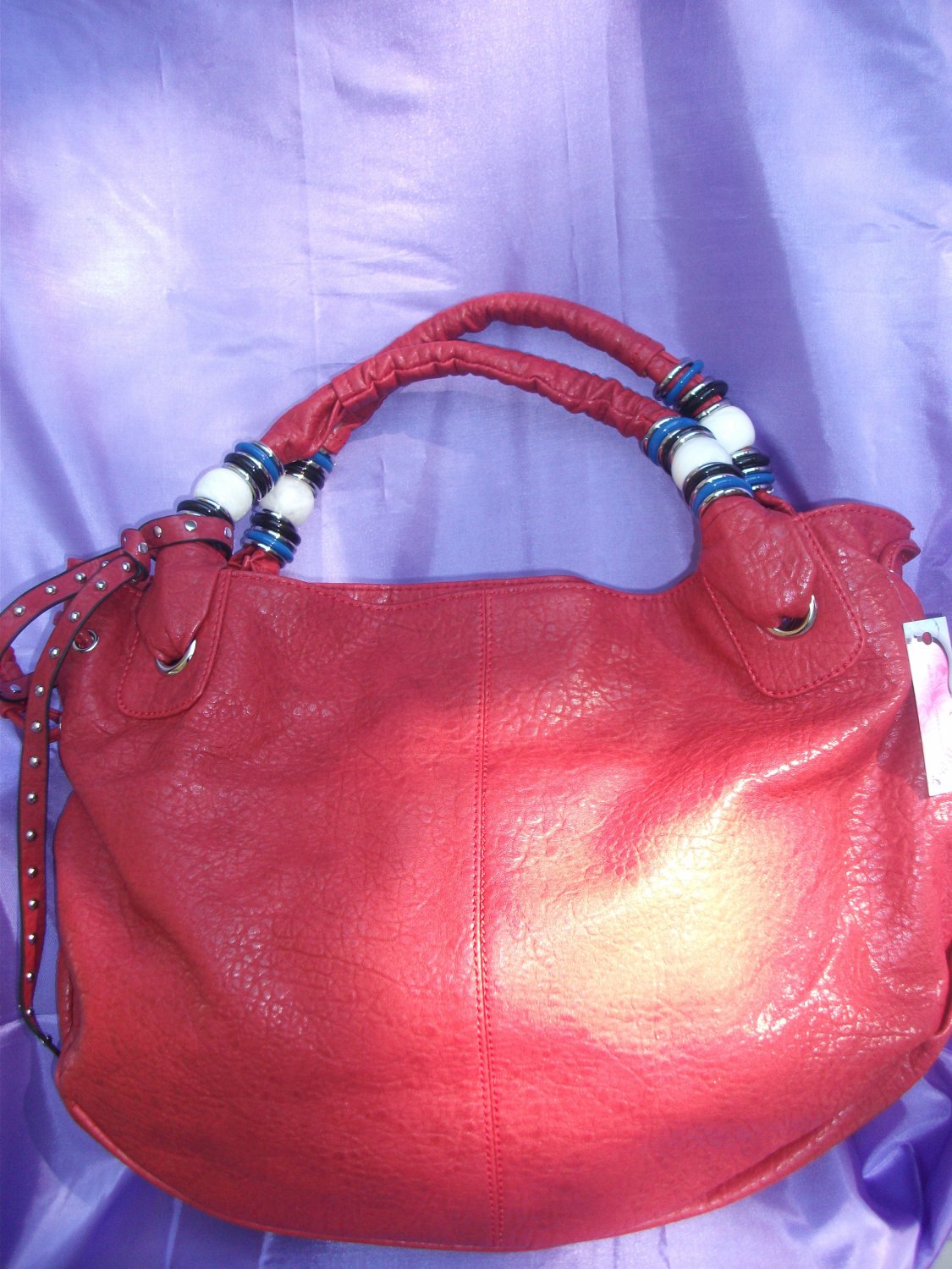 Red HOBO handbag