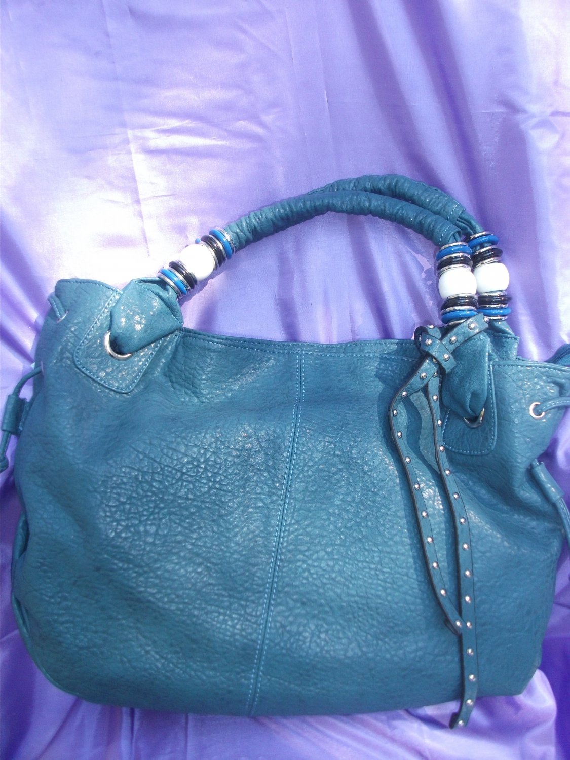 Blue HOBO handbag