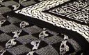 Handmade Cotton Quilt - BLACK MAGIC