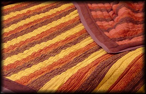 Queen Handmade Cotton Quilt - DF
