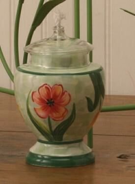 Tulip Ceramic Oil Lamp