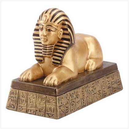 GOLD/BLACK SPHINX BOX