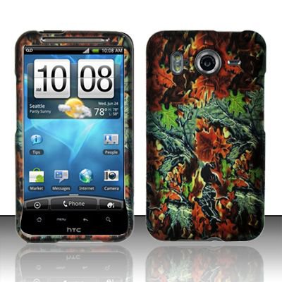 Hard Rubber Feel Design Case for HTC Inspire 4G/Desire HD - Hunter