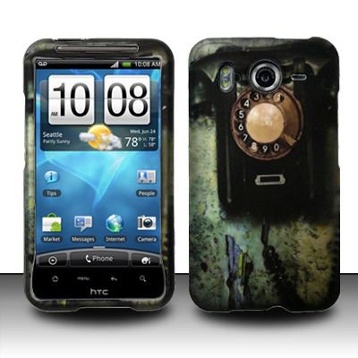 Hard Rubber Feel Design Case for HTC Inspire 4G/Desire HD - Telephone
