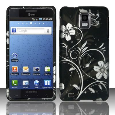 Hard Rubber Feel Design Case for Samsung Infuse 4G - Midnight Garden