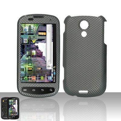 Hard Rubber Feel Design Case for Samsung Epic 4G (Sprint) - Carbon Fiber