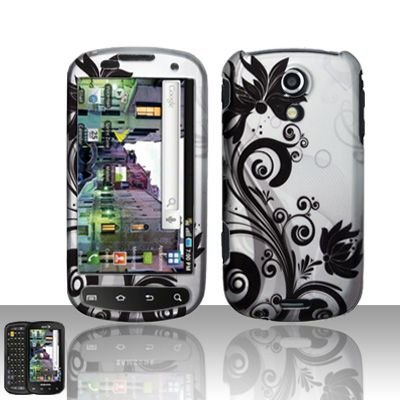 Hard Rubber Feel Design Case for Samsung Epic 4G (Sprint) - Black Vines