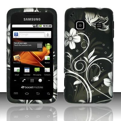 Hard Rubber Feel Design Case for Samsung Galaxy Prevail - Midnight Garden