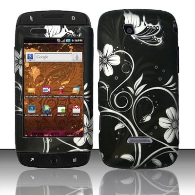 Hard Rubber Feel Design Case for Samsung Sidekick 4G - Midnight Garden