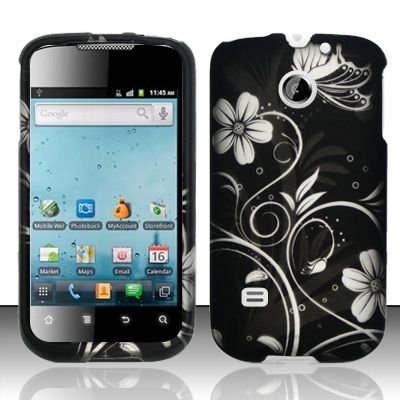 Hard Rubber Feel Design Case for Huawei Ascend II M865 - Midnight Garden