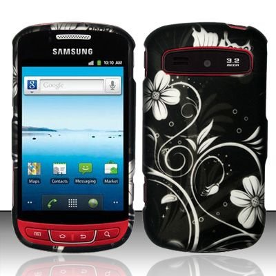 Hard Rubber Feel Design Case for Samsung Admire R720 - Midnight Garden