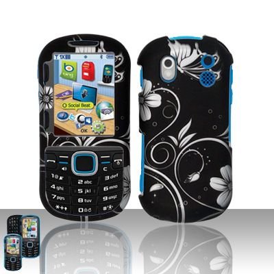 Hard Rubber Feel Design Case for Samsung Intensity 2 - Midnight Garden