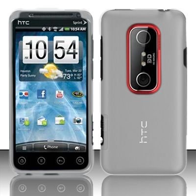 Hard Transparent Plastic Case for HTC EVO 3D (Sprint)