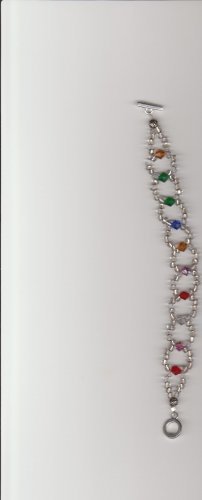 Seed beed & Bicone Loop Bracelet