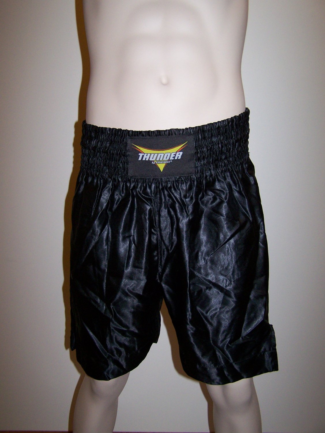 THUNDER - Boxing / MMA Shorts - Black - Small