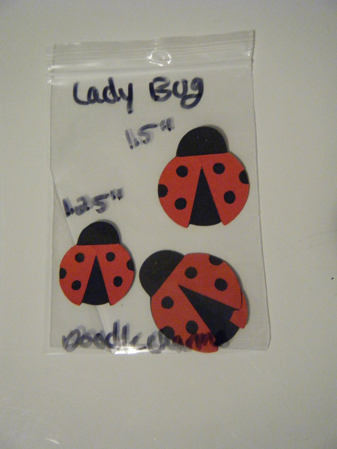 1.25 inch ladybugs