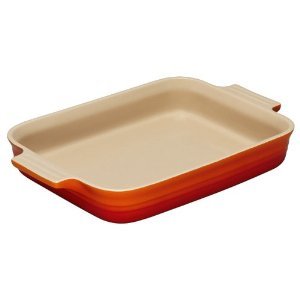 Le Creuset 32cm Rectangular oven Dish Volcanic BNIB