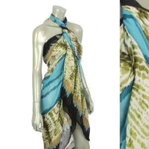 SuperSize Abstract print Pareo
