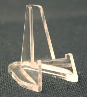 12 Clear DISPLAY STAND EASELS for CHALLENGE COINS - Free USA Shipping