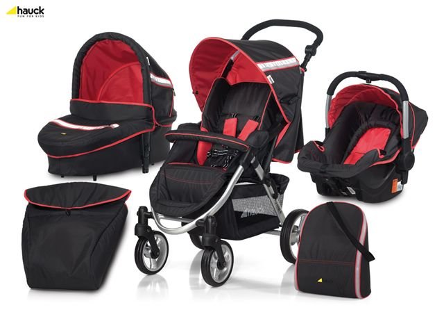 Hauck Apollo 11 All In One Travel System - Tomato