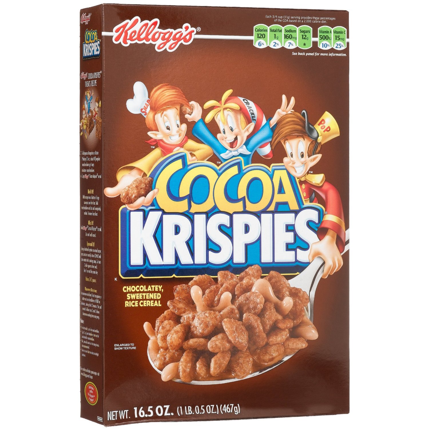 Cocoa Krispies Cereal 165 Ounce Boxes Pack Of 4