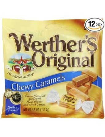 Werther's, Original Chewy Caramels, 5.5oz Bag (Pack of 4)